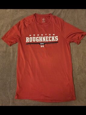 Under Armour Red Houston Roughnecks Athletic Tee
